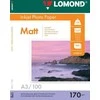 Fotopopierius Lomond Photo Inkjet Paper Matinis 170 g/m2 A3, 100 lapų, dvipusis