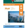 Fotopopierius Lomond Photo Inkjet Paper Matinis 180 g/m2 A4, 50 lapų