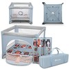 (Grąžinta prekė) Lionelo Sofie Baby PlayPen lovelė, kelionių lovelė nuo gimimo iki 15 kg, įė (Atnaujinta)