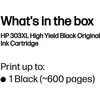 Hewlett Packard (HP) HP 303XL High Yield (T6N04AE) Rašalinė kasetė, Juoda