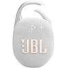 JBL Clip 5 nešiojama kolonėlė, Baltos spalvos