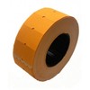 Aurika Kainų etiketės 21.5x12mm , oranžinės, stačiakampės 5 vnt./pak.