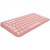 Belaidė klaviatūra Logitech PEBBLE KEYS 2 K380S, Rožinės spalvos, Išdėstymas: US tarptautinis (Qwerty)