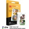 Kodak ZINK 2x3'' 50x76 mm 30 Sheets Pre-Cut Sticker Fotopopierius