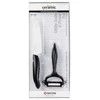 Keraminis peilis ir skustukas - rinkinys Kyocera, juodas