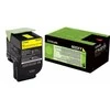 Lexmark 802YX (80C2XY0) Return, geltona kasetė