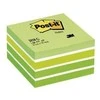 3M Lipnūs lapeliai Post-it Akvarelė kubas, 76 x 76 mm, 450 lapelių, įvairios spalvos