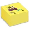 3M Lipnūs lapeliai Post-it Super sticky kubas, 76 x 76 mm, 350 lapelių, geltona