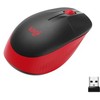 Logitech M190 Full-Size Belaidė pelė, RF belaidė, 1000 DPI, Raudona (SPEC)