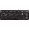 Pelė Logitech K120 Laidinė klaviatūra USB-A US Int, Juoda (SPEC)