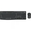 Pelė Logitech MK295 Silent Wireless Combo Belaidė klaviatūra, US Int, Graphite (SPEC)