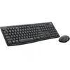 Pelė Logitech MK295 Silent Wireless Combo Belaidė klaviatūra, US Int, Graphite (SPEC)