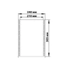 Perforuotas popierius vienasluoksnis A4 15-210-15x12