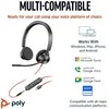 „Hewlett Packard“ (HP) „HP Poly Blackwire 3325“ stereofoninis „Microsoft Teams“ sertifikuotas USB-C Ausinės +3,5 mm kištukas + USB-C/A adapteris