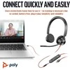 „Hewlett Packard“ (HP) „HP Poly Blackwire 3325“ stereofoninis „Microsoft Teams“ sertifikuotas USB-C Ausinės +3,5 mm kištukas + USB-C/A adapteris