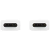 Samsung EP-DN975 USB-C Male į USB-C Male Kabelis (5A) 1m, Balta