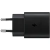 Samsung EP-TA800 Super Fast Charging 25W Įkroviklis USB-C + Kabelis USB-C, Juoda