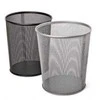 Šiukšlių dėžė Forpus, 12l, juoda, perforuoto metalo