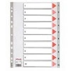 Skiriamieji lapai ESSELTE, 1-10, A4, PP