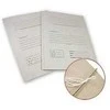 Aplankas SMLT, archyvinis, A4 4cm, 300g., su 2 raišteliais, su spauda, baltas, kartoninis, ekologi