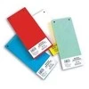 Skirtukai dokumentams SMLT kartoniniai 11x23,5cm 50vnt. geltoni