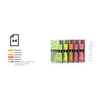 Double_A Spalvotas Neon popierius Double A, 75g, A4, 100 lapų, Rainbow 4, 5 Neon spalvų