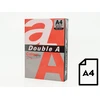 Spalvotas popierius Double A, 80g, A4, 500 lapų, Raudona
