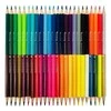 Spalvoti pieštukai, tribriauniai, dvipusiai Colorino Kids, 24vnt./48 spalvų