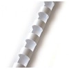 Spiralė įrišimui Forpus plastikinė 8 mm, balta (100 vnt.)