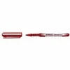 Raudonas Stanger InkLiner 0.5 mm rašiklis su atidarytu antgaliu