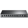 TP-Link 8-Port 10/100Mbps + 3-Port Gigabit Desktop Šakotuvas su 8-Port PoE+