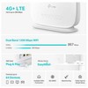 TP-Link Archer MR505 4G+ Cat6 AC1200 Wireless Dual Band Gigabit Maršrutizatorius