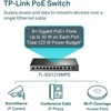 Šakotuvas TP-Link TL-SG1210MPE 10 prievadų gigabito „Easy Smart“ šakotukas su 8 prievadų „PoE+“