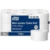 Tualetinis popierius Tork Advanced Mini Jumbo T2, 2 sl., 170m, 12 vnt.