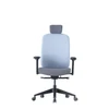 Up Up Athene ergonominė biuro kėdė Juoda, Pilkas + Mėlynas audinys