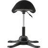 Up Up Toronto ergonominė balansinė kėdė Juoda, Juodas audinys, ilgesnis dujinis keltuvas