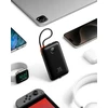 Nešiojamoji baterija Veger K2 (W2068) PD QC3.0 35W 20000 mAh su integruotais C tipo laidais / Lightning juodas
