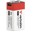 Verbatim 30251 USB-C Įkraunama baterija Li-ion 9V 335mAh (1 vnt pakuotėje)