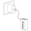 Verbatim 30251 USB-C Įkraunama baterija Li-ion 9V 335mAh (1 vnt pakuotėje)