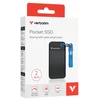 Verbatim 32195 Išorinis kietasis diskas SSD 2TB, USB-C 3.2 Gen 2, M.2, iki 1000MB/s, Juoda/Mėlyna
