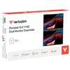 Verbatim 32403 Dual Nešiojamas monitorius 15.6'' × 2 IPS FHD 1920x1080 10ms 250cd/m2 60Hz, Juoda