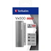 Verbatim 47444 Vx500 Išorinis kietasis diskas SSD 1TB, USB-C 3.2 Gen 2, Sidabrinis
