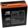 Huawei Outdo OUTDO (HUAWEI) 6-DZF-24 (6-DZM-22) 12V 26Ah e-bike akumuliatorius
