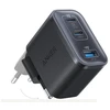 Įkroviklis Anker Nano (70W, 3 lizdai) juodas su 1,5m. USB-C kabeliu