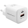 Įkroviklis Qoltec GaN Ultra (50763) 35W USB-C / USB (baltas)