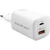 Įkroviklis Qoltec GaN Ultra (50765) 65W USB-C / USB (baltas)