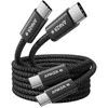 Įkrovimo laidas Anker USB-C / USB-C 240W (juodas) 2 x 1,8 m