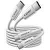 Įkrovimo laidas Anker USB-C / USB-C 240W (baltas) 2 x 1,8 m