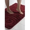 Foutastic Bathmat rinkinys (3 vnt.) Wave - Raudona