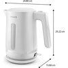 Virdulys Philips HD9411/00, 1,7, Baltas